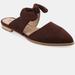 Journee Collection Women's Telulah Narrow Width Mules - Brown - 9.5