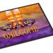 Caroline's Treasures 24 in x 36 in Halloween Welcome Witches Feet Door Mat Indoor/Outdoor