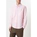 Burton Mens Oxford Pocket Long-Sleeved Shirt - Pink - Pink - S