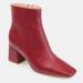 Journee Collection Journee Collection Women's Tru Comfort Foam Haylinn Bootie - Red - 8.5