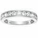 Vir Jewels 1 Cttw Wedding Band For Women, 14K White Gold Classic Diamond Wedding Band In Channel Set - White - 9