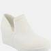 Journee Collection Women's Cardi Wide Width Sneaker Wedge - White - 11