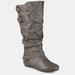 Journee Collection Journee Collection Women's Extra Wide Calf Tiffany Boot - Grey - 7