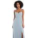 After Six Tie-Back Cutout Maxi Dress With Front Slit - 1548 - Blue - 2