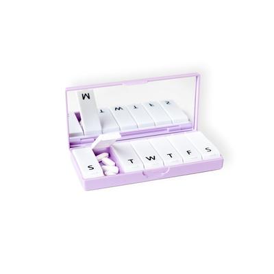 Port and Polish Limited Edition Lilac Pill Box - Purple