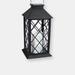 Sunnydaze Decor Concord Outdoor Solar Led Candle Lantern - Black - 1 PACK