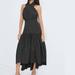 Veronica Beard Radley Asymmetric High-Low Dress - Black