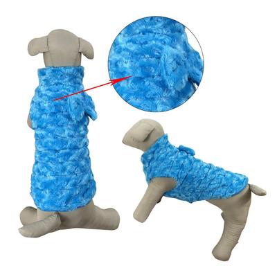 Primeware Inc. Luxury Faux Fur Winter Dogs Coat - Blue - XL