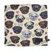 Sassy Woof Dog Blanket - It's a Pug's Life - Brown