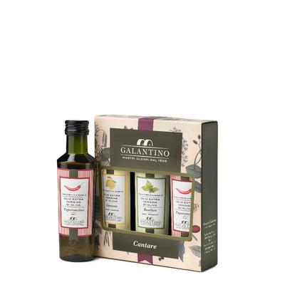 Zia Pia Frantoio Galantino Cantare Extra Virgin Olive Oil Gift Set