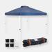 Sunnydaze Decor 12x12 Foot Premium Pop-Up Canopy and Carry Bag/Sandbags - Blue - 12 FT X 12 FT