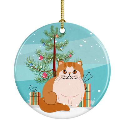 Caroline's Treasures Exotic Shorthair Cat Merry Christmas Tree Ceramic Ornament