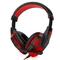 Fresh Fab Finds Stereo Bass Gaming Headset With LED Light & Mic - Over Ear - Red