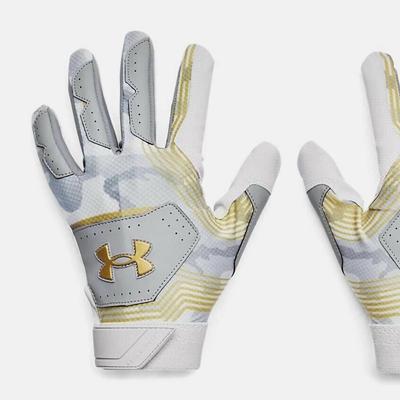 Under Armour Ua Clean Up 21-Culture Batting Gloves - Grey