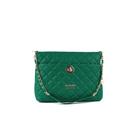 GUNAS New York Koi - Green Quilted Vegan Leather Purse - Green