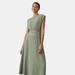 Principles Womens/Ladies Jersey Belt Midi Dress - Khaki - Green - 10