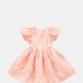 OMAMImini Fit & Flare Dress with Puff Sleeves - Pink - 8