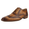 LIBERTYZENO Aaron Leather Oxford Style Dress Shoes - Brown - 8.5