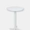 Sunnydaze Decor Indoor/Outdoor All-Weather Round Foldable Bar Table - White