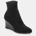 Journee Collection Journee Collection Women's Tru Comfort Foam Hepburn Bootie - Black - 12