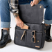 Tiradia Cork Productivity Briefcase - Black