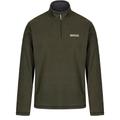 Regatta Mens Thompson Half Zip Fleece Top - Dark Khaki - Brown - XL