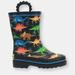 Western Chief Kids Dino World Rain Boots - Black - 10 TODDLER