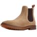 Base London Mens Garrison Plain Leather Chelsea Boots - Sand - Brown - 10