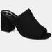 Journee Collection Journee Collection Women's Wide Width Adelaide Slide - Black - 5.5