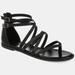 Journee Collection Journee Collection Women's Tru Comfort Foam Wide Width Zailie Sandal - Black - 8