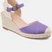 Journee Collection Journee Collection Women's Tru Comfort Foam Wide Width Ashlyn Wedge - Purple - 8.5