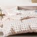 Linen House Linen House Haze Duvet Cover Set (Peach) (Double) - Orange - DOUBLE