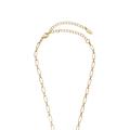 Ettika Clam Shell Charm 18k Gold Plated Necklace - Gold - OS