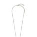 Ettika Simplicity Coin & Chain Necklace - White - ONE SIZE ONLY