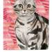 Caroline's Treasures 11" x 15 1/2" Polyester American Shorthair Cat Love Garden Flag 2-Sided 2-Ply