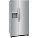 Frigidaire 25.6 Cu. Ft. Black Side by Side Refrigerator - Grey