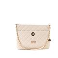 GUNAS New York Koi - Off-White Quilted Vegan Leather Purse - White