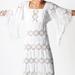 Miguelina Francesca Fringe Dress - White - XS