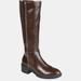 Journee Collection Journee Collection Women's Tru Comfort Foam Wide Calf Morgaan Boot - Brown - 7