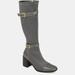 Journee Collection Journee Collection Women's Tru Comfort Foam Extra Wide Calf Gaibree Boot - Grey - 8