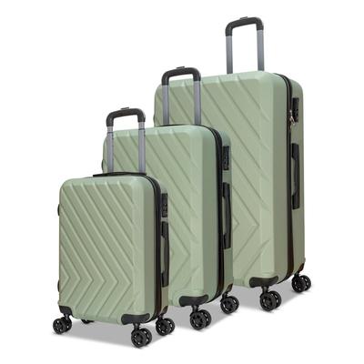 Nicci Luggage 3 Piece Set - Green