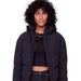 Alpine North Forillon | Women's Vegan Down (Recycled) Short Quilted Puffer Jacket, Black - Black