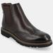 Vance Co. Shoes Hogan Wingtip Chelsea Boot - Brown - 13