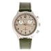 Elevon Watches Antoine Chronograph Leather-Band Watch With Date - Green