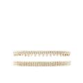 Ettika Make It Sparkle 18k Gold Plated Anklet Set - Gold - ONE SIZE ONLY