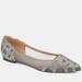 Journee Collection Journee Collection Women's Wide Width Batavia Flat - Grey - 7.5