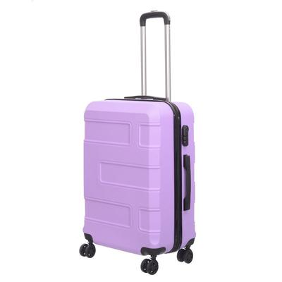 Nicci 24" Medium Size Luggage Deco Collection - Purple