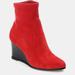 Journee Collection Journee Collection Women's Tru Comfort Foam Hepburn Bootie - Red - 11