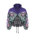 Nocturne Zebra Print Jacket - Purple - XS