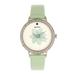 Bertha Watches Delilah Leather-Band Watch - Green